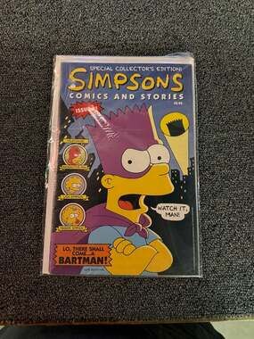Bongo Comics Simpsons Comics and Stories Issue 1 Special Collector's Edition